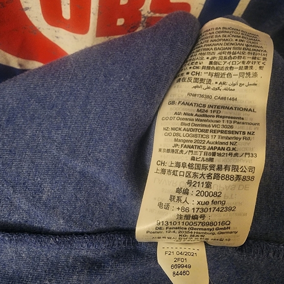Fanatics MLB Chicago Cubs Baseball Shirt Mens sz 3XL - Picture 5 of 6